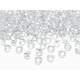 10 x Confettis de diamant en plastique transparent (12 mm)