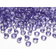 100 x Confettis de diamant en plastique violet (12 mm)