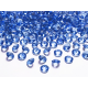 100 x Confettis de diamant en plastique bleu marine (12 mm)