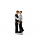 Figurine pour gâteau "couple hommes amoureux"