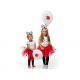 10 x ballon d'anniversaire coccinelle rouge et blanc