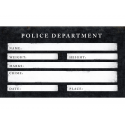 1 x panneau Police Department pour photobooth
