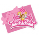 6x Cartes d'invitations Princess Dreaming