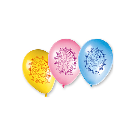 8x ballons de baudruche Princess Dreaming