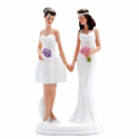 Figurine pour gâteau mariage "couple de femmes"