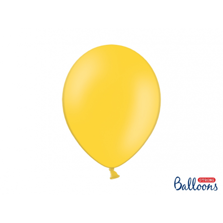 10x Ballon à gonfler jaune miel