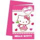 8 x Assiette Hello Kitty blanc, rose et rouge 23cm
