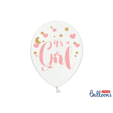 10x Ballon "It's a girl"