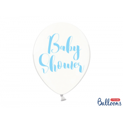 10x Ballon "Baby shower" bleu